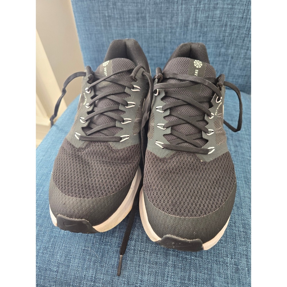 Nike Downshifter 12 Mens Running Shoes Black White Size 10 DR2695 002‎